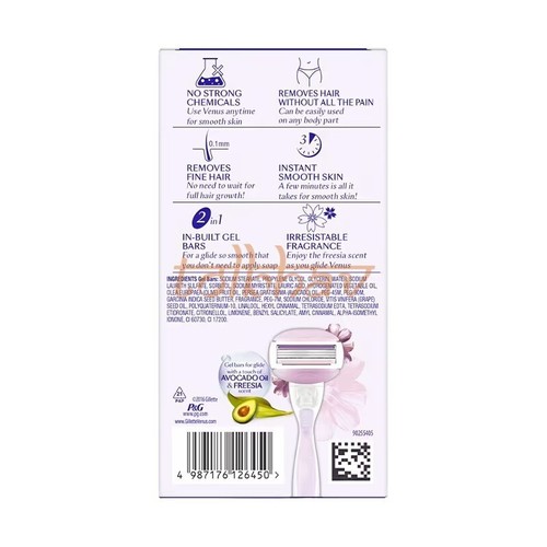 Gillette Venus Breeze Cuchilla Comfortglide 1 Pre-cargado Cartucho Mujer Afeitar - Picture 3 of 20