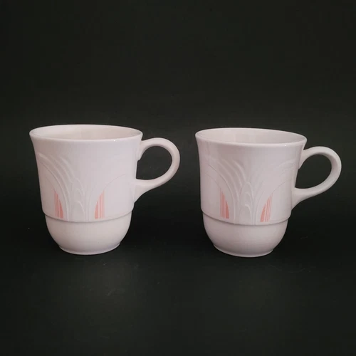 Set of 2 Syracuse China SCOTTSDALE Syralite  Coffee Cup Mug USA 19-A 6oz