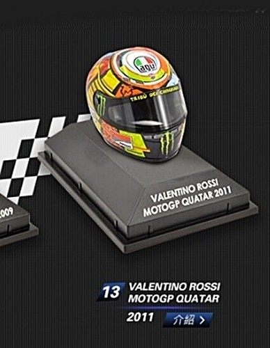 Valentino Rossi World Champion Collection 1:8 Helmet Diecast models - Picture 18 of 19