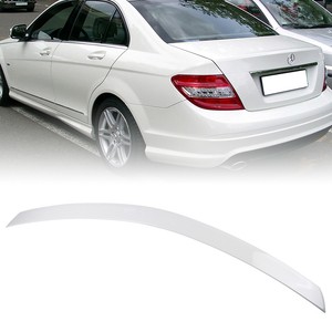 Painted For Mercedes benz C-Class W205 Sedan A Rear Trunk Lip Spoiler C63 C300