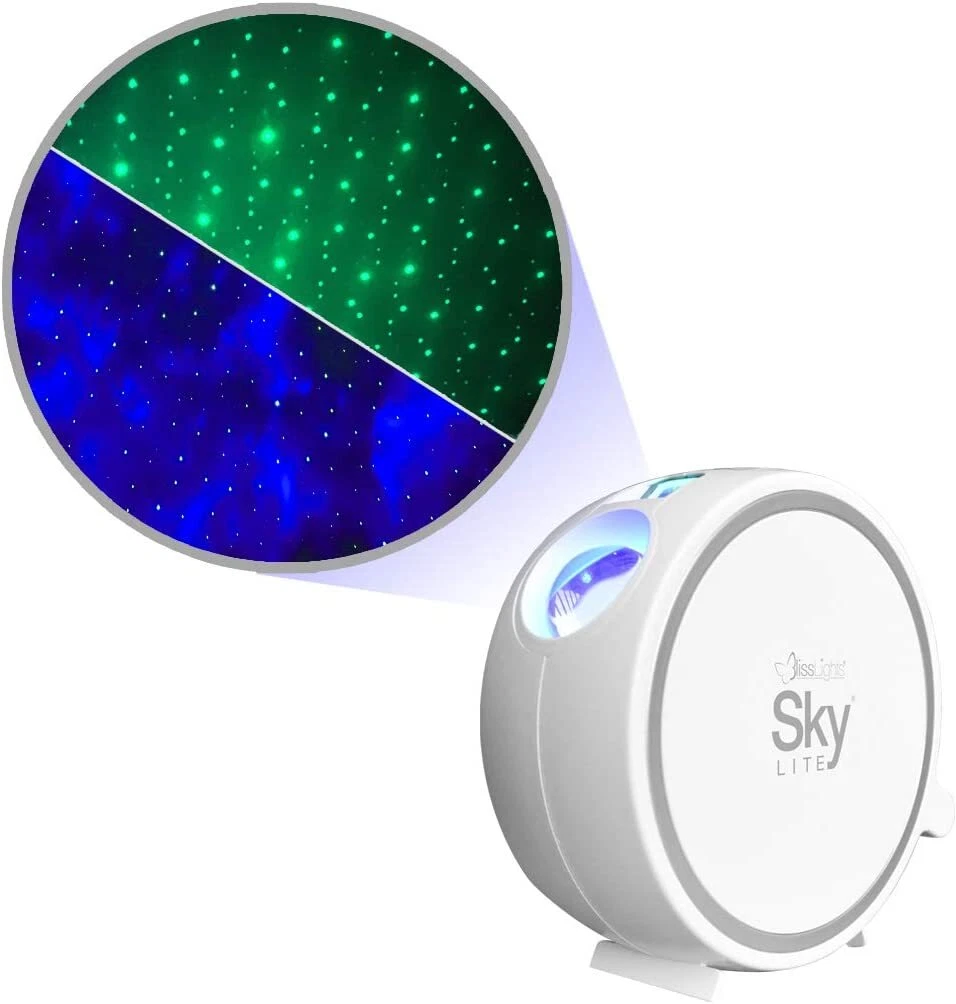 BlissLights Sky Lite LED Star Projector Galaxy Lighting Nebula Lamp for