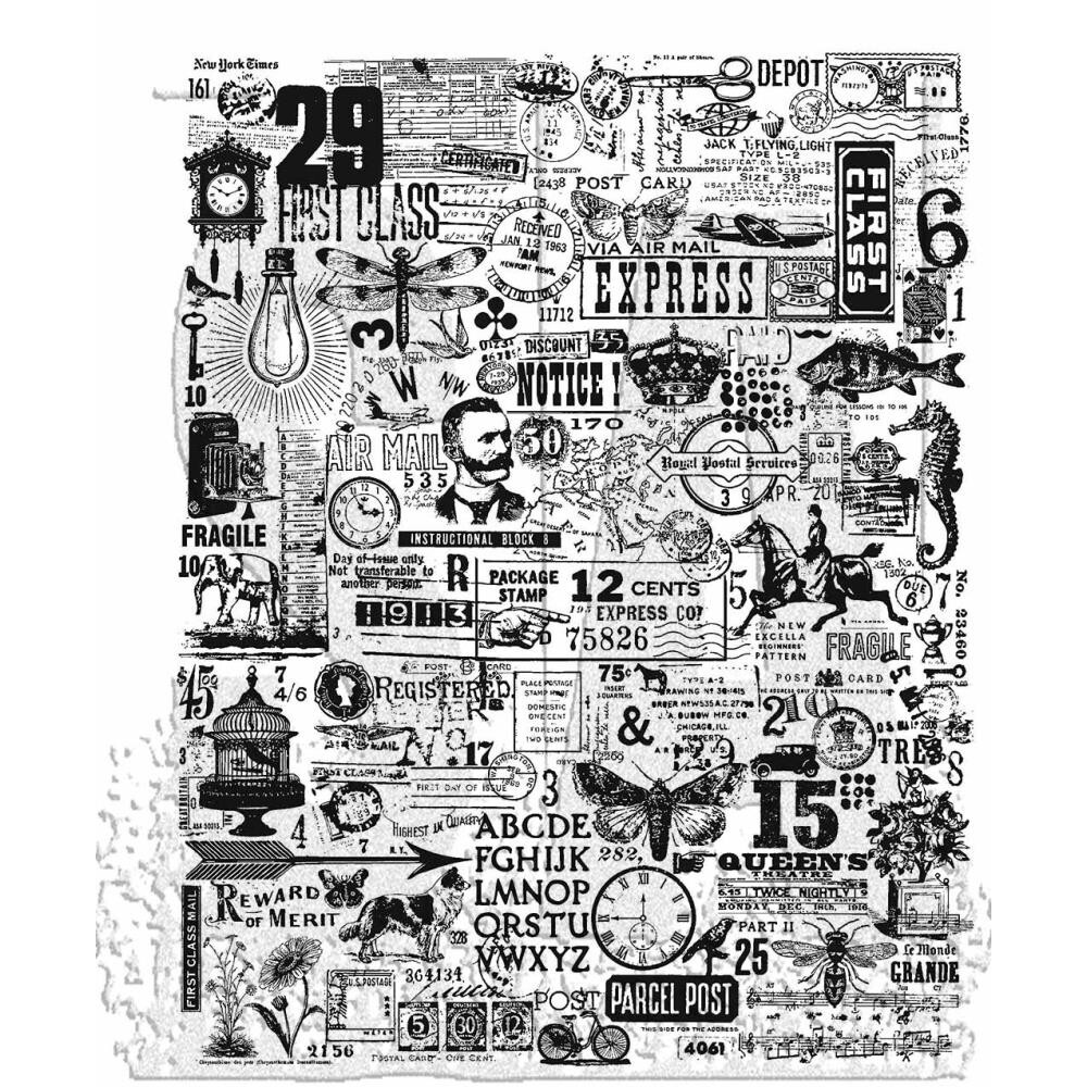 Tim Holtz Stampers Anonymous "HODGEPODGE" Stamp Set CMS490- Everyday #2 2024