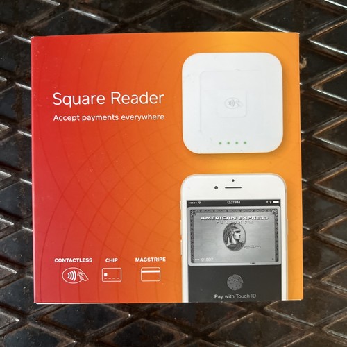 Square A-SKU-0113 Contactless Credit Card and Chip Reader - White for ...