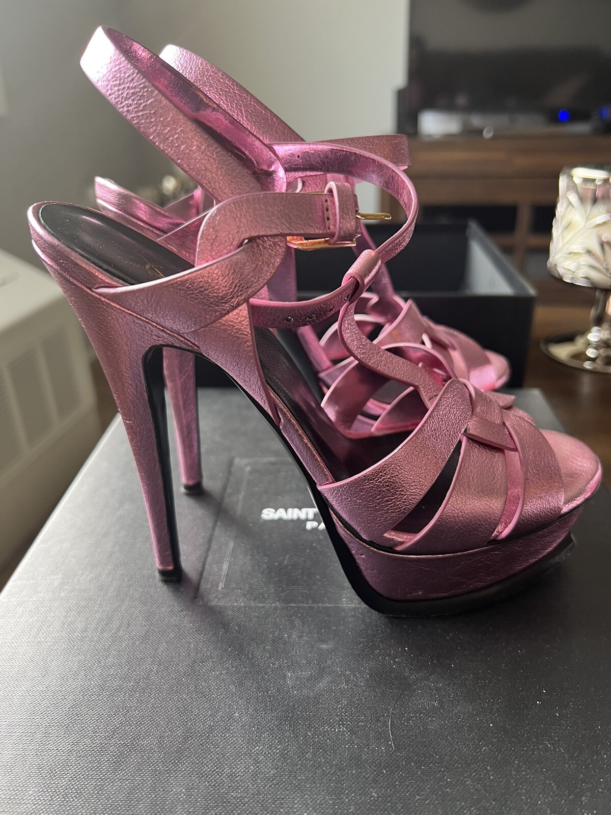 SAINT LAURENT Sandalo omaggio Ysl taglia 36