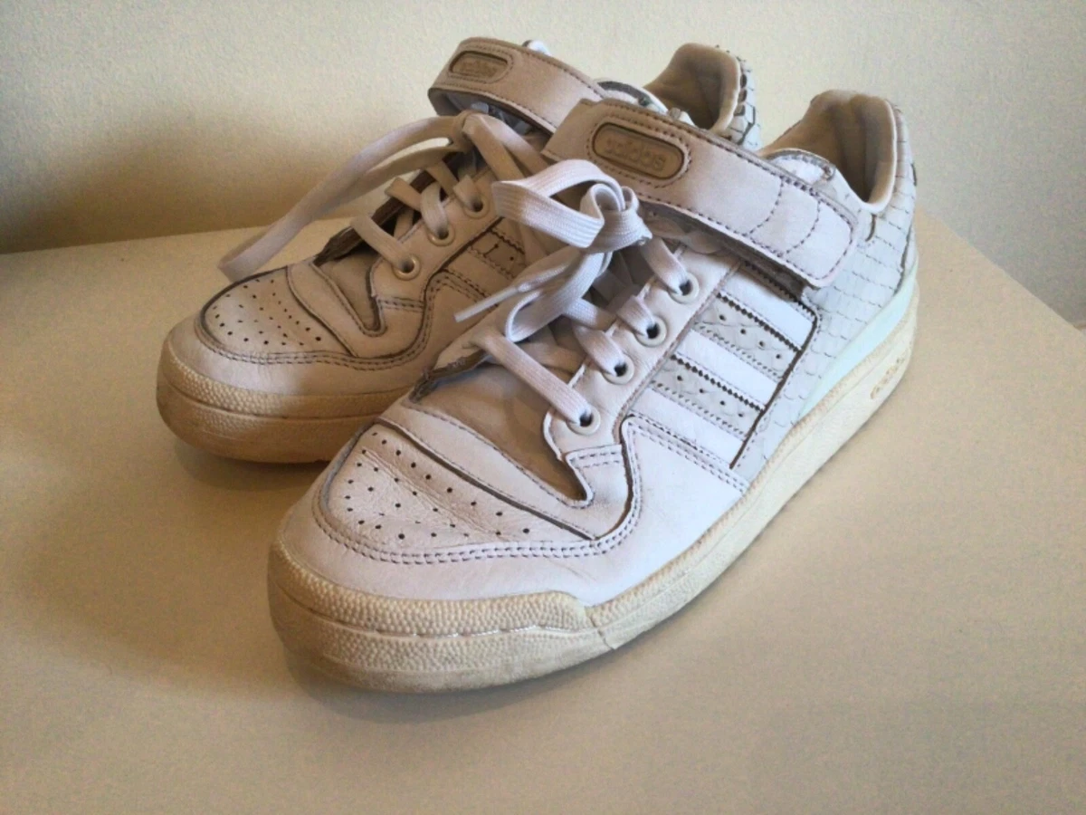 Adidas Originals Flat forum White leather Sneaker 8.5US UK7