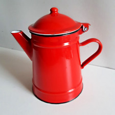 Macchina per Caffè Metallo Smaltata Antica Vintage Arte da Tavolo Collezione '40