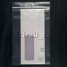 100 5 x 8" 4Mil Clear Reclosable Resealable Storage Zipper Poly Plastic Bags