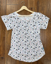 Hello Kitty Tee Uniqlo x Kitson Sanrio Womens XL T-Shirt All Over Print Stars