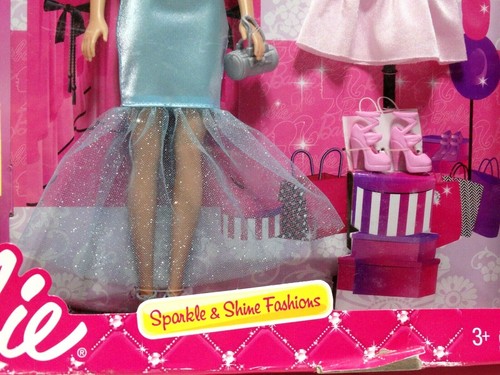 2011 Mattel Barbie Sparkle & Shine Fashions #X3496 New Sealed Box - Picture 4 of 12