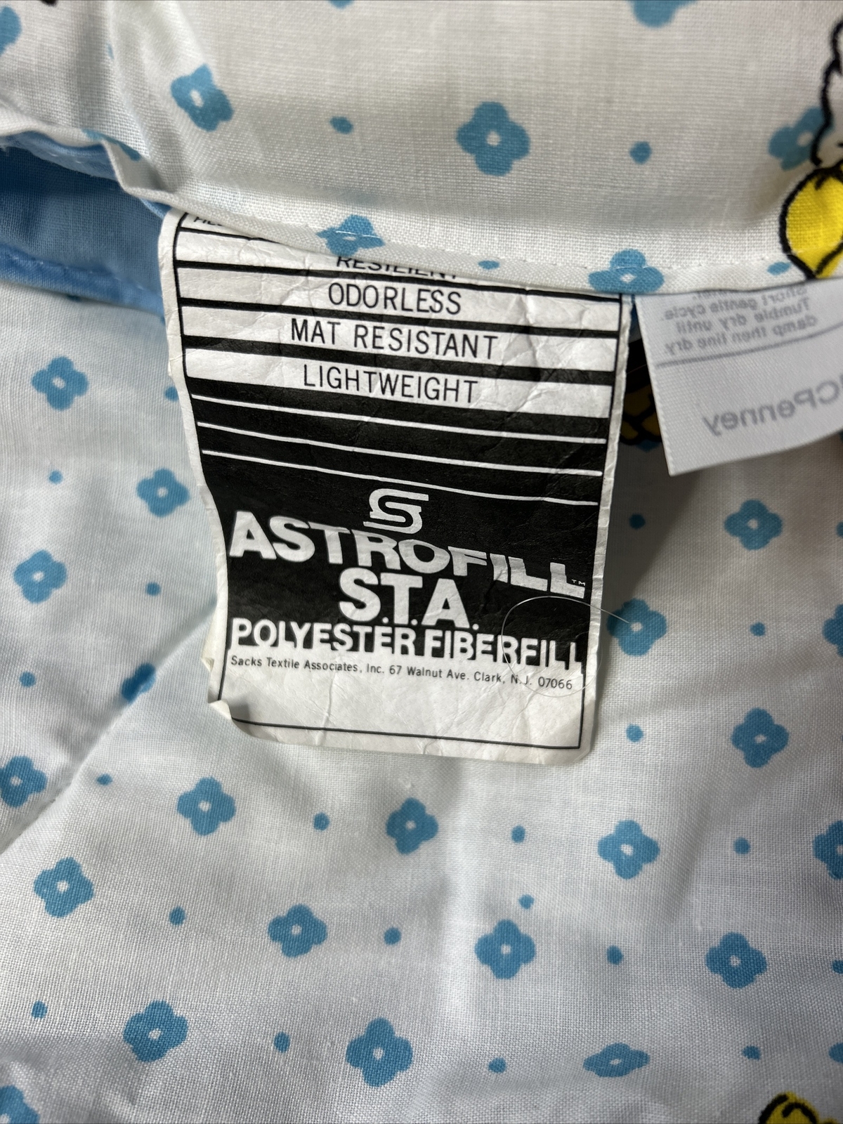 Vintage JC Penney Sesame Street sleeping bag Zipper Blanket quilt 68x80” eBay