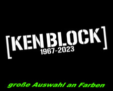 Ken Block RIP Aufkleber Rally Legende Autoaufkleber Tuning Sticker