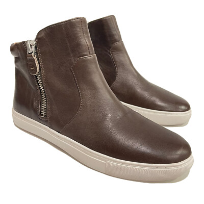 Gentle SoulsKenneth Cole Women's Carter Gray Leather High Top Sneakers  Shoes