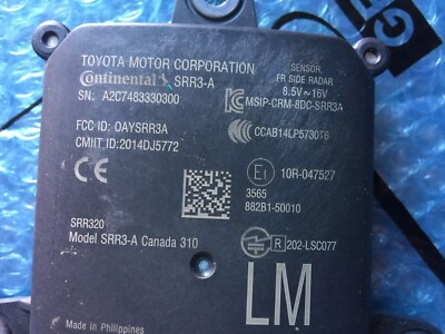 2017 2018 2019 Lexus LS500 Front Radar Sensor OEM 882B1-50010 Left