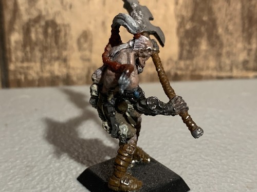 A16313 RACKHAM CONFRONTATION METAL OOP GIANT BARBARIAN W HALBERD - Picture 6 of 7