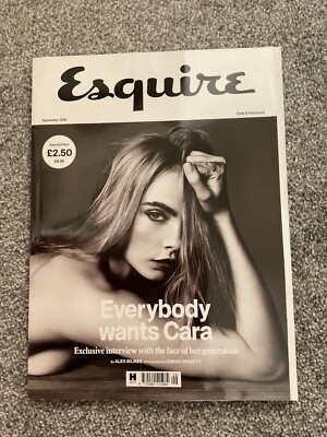 Esquire Magazine British September 2016 CARA DELEVINGNE Everybody wants Cara