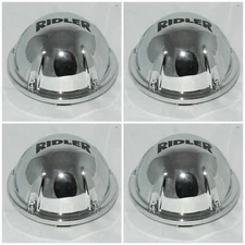 4 CAP DEAL RIDLER 695 WHEEL RIM CHROME CENTER CAP 57492085F-1 LG1011-16 C10695C 