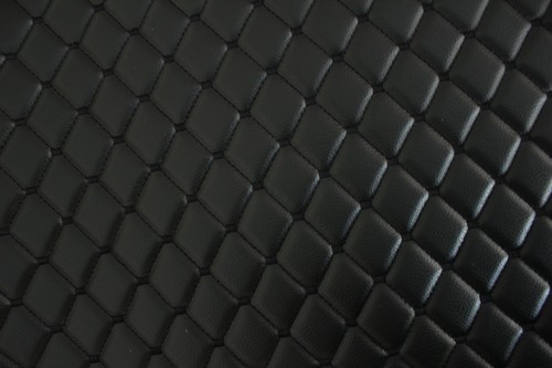 Quilted Vinyl Grain Faux Leather Upholstery Fabric Diamond | 2"x2" -4mm Foam 55" - Picture 57 of 199