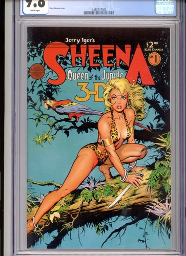 Sheena 3-D Special #1 1985 Blackhorne CGC 9.8 White - Picture 2 of 3