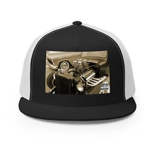 FIREPOWER FOUR TWOS HOT ROD COUPE TRUCKER HAT CAP