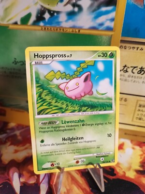 Pokemon Karte Card hoppspross LV. 7 Hoppip Secret Wonders Ink Error Missalingmen