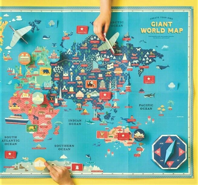 Clockwork Soldier - Giant World Map Clockwork Soldier - Giant World Map