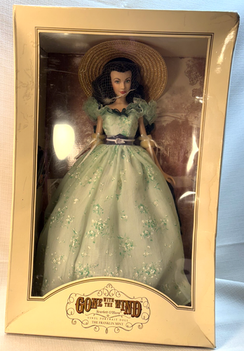 GORGEOUS SCARLETT O'HARA-Gone With The Wind-Vinyl Doll-Franklin Mint-NEW in BOX