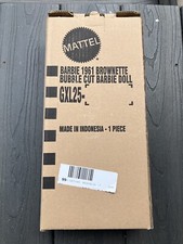 1961 BROWNETTE BUBBLE CUT SILKSTONE BARBIE DOLL 2021 GXL25 NRFB MINT IN TISSUE 