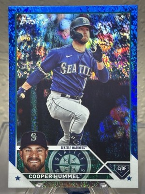 2023 Topps Update COOPER HUMMEL /999 Blue Foil #US295 Seattle Mariners