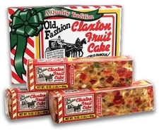Claxton Fruit Cake 3 Pack 1lb Regular Recipe Holiday Fruitcake Traditional