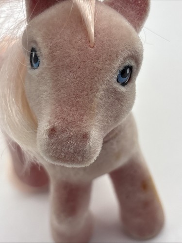 VTG My Little Pony G1 So Soft Ponies Hippity Hop Flocked Pegasus 1985 MLP READ - Picture 12 of 14