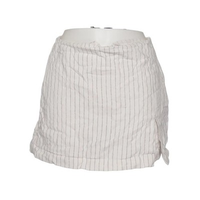 Amisu, Skort, Größe: 40, Weiß, Polyester/Viskose, Streifen, Damen #pSq