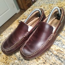 Sperry Top Sider 0238212 Brown Navigator Venetian Driving Loafers Men's Sz 9M