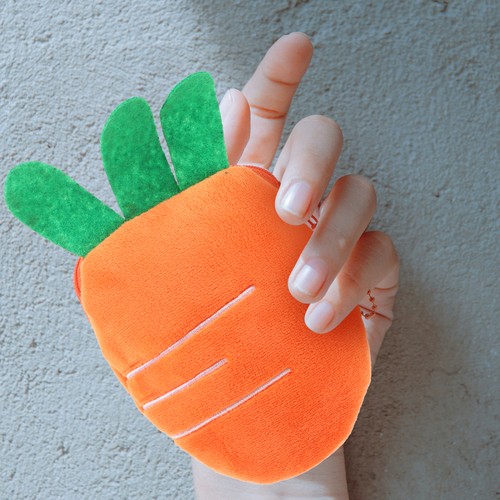 Carrot Coin Purse Miss Child Wallet Women Small Purses for Girls Key - Zdjęcie 3 z 12