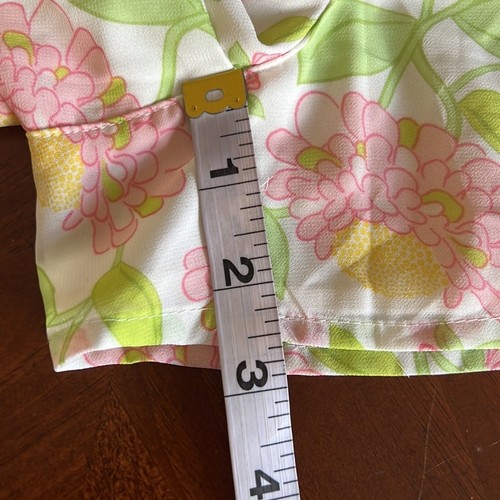 H&M Conscious Collection Floral Print Dress Shorts Woman Size 10 Fully Lined - Picture 10 of 10