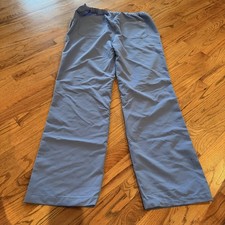 FIGS WOMENS HOSPITAL BLUE SCRUB PANTS PO 2772 LARGE