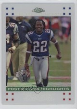 2007 Topps Chrome Postseason Highlights White Refractor /869 Asante Samuel 5p9