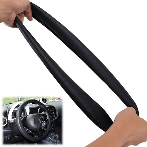 Silicone Steering Wheel Cover 13*16in 1pc Interior Accessories Replacement - Picture 2 of 7