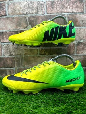 Nike Mercurial Veloce SG Pro 555640-703 Fußballschuhe Herren UK 8 gelb schwarz