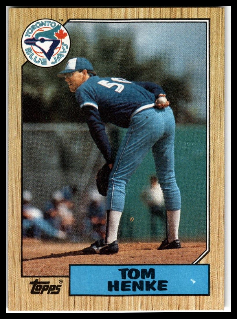 1987 Topps #510 Tom Henke