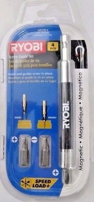 Ryobi AR2004 5'' Magnetic Screw Guide Bit Set