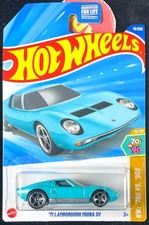 Hot Wheels DOLLAR TREE 2025 Lambo Lamborghini Miura Teal #78