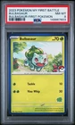 Bulbasaur First Pokemon My First Battle-Bulbasaur Deck Pokemon PSA 8