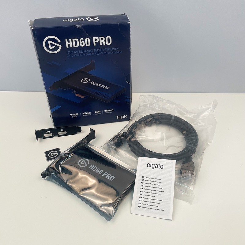 Elgato HD60 Pro PCIe Capture Card 1080p60 Boxed HDMI PS4 Xbox