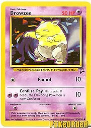 Pokemon BASE SET 2 Card 73/130 Drowzee