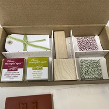 Stampin Up STAMP A TAG Holiday Kit Makes 24 Gift Tags Christmas Stamping