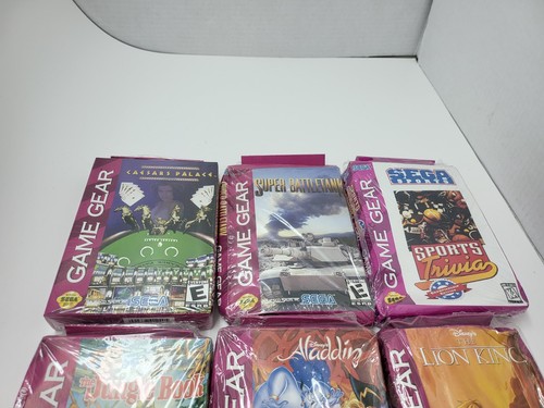 6 NEW Sega Game Gear Games Damaged boxes Aladdin,Jungle Book,Lion King,Tank #B1 - Picture 3 of 11