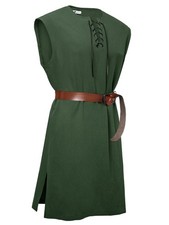 Runcati Mens Renaissance Medieval Viking Tunic Costume Medium, Dark Green