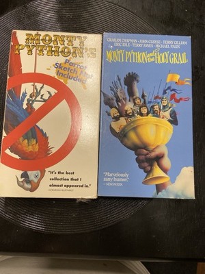 2 Vtg Monty Python VHS British Comedy Lot UK Classic Holy Grail Tested