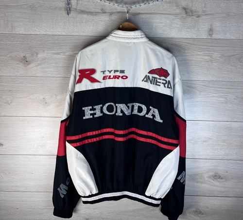 Vintage men's motorcycle jacket Fox size Xxl made in USA Hounda Subaru y2k - Picture 2 of 20