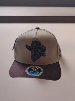 New Top Level Snapback Cap Western Cowboy Gang Logo New